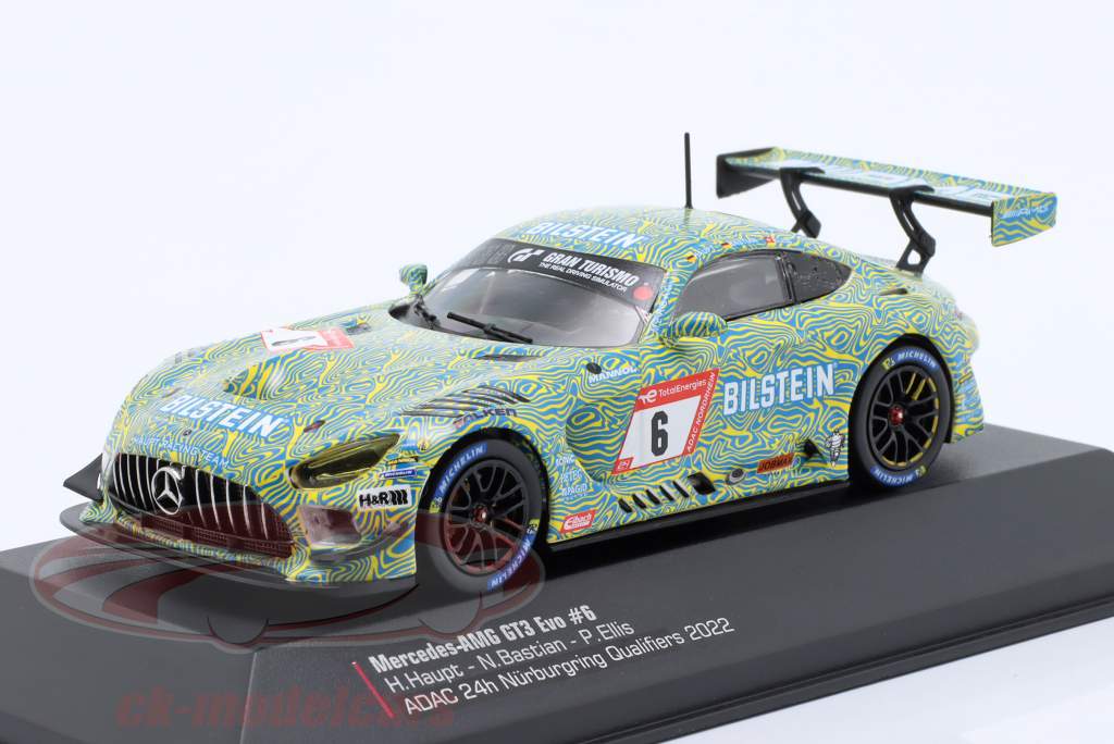 Mercedes-AMG GT3 Evo #6 calificación 24h Nürburgring 2022 1:43 Ixo