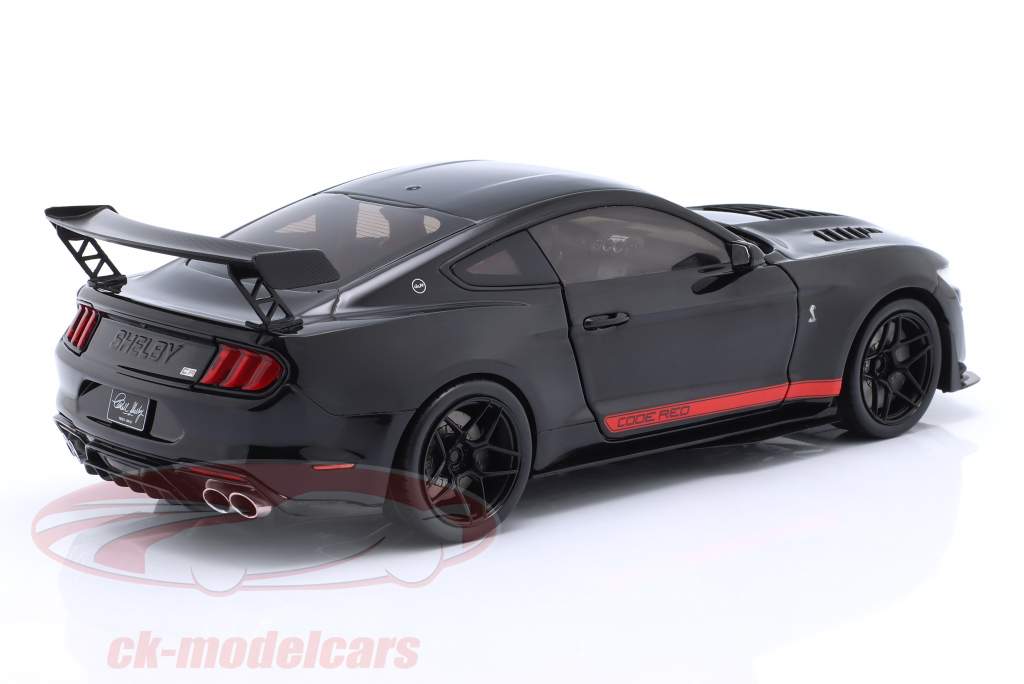 Ford Mustang Shelby GT500 Code Red Byggeår 2022 sort 1:18 Solido