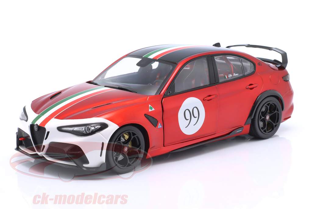 SOLIDO 1806906 MINIATURE ALFA ROMEO GIULIA GTA BLUE ANODIZED... 1/18