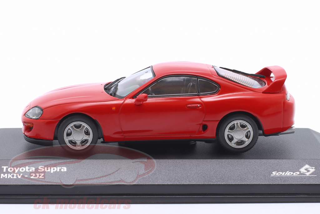 Toyota Supra MK4 Byggeår 2001 rød 1:43 Solido