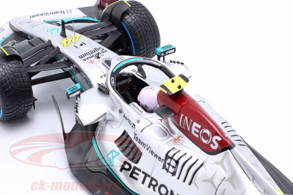 L. Hamilton Mercedes-AMG F1 W13 #44 8th Monaco GP Formula 1 2022 1:18 Minichamps