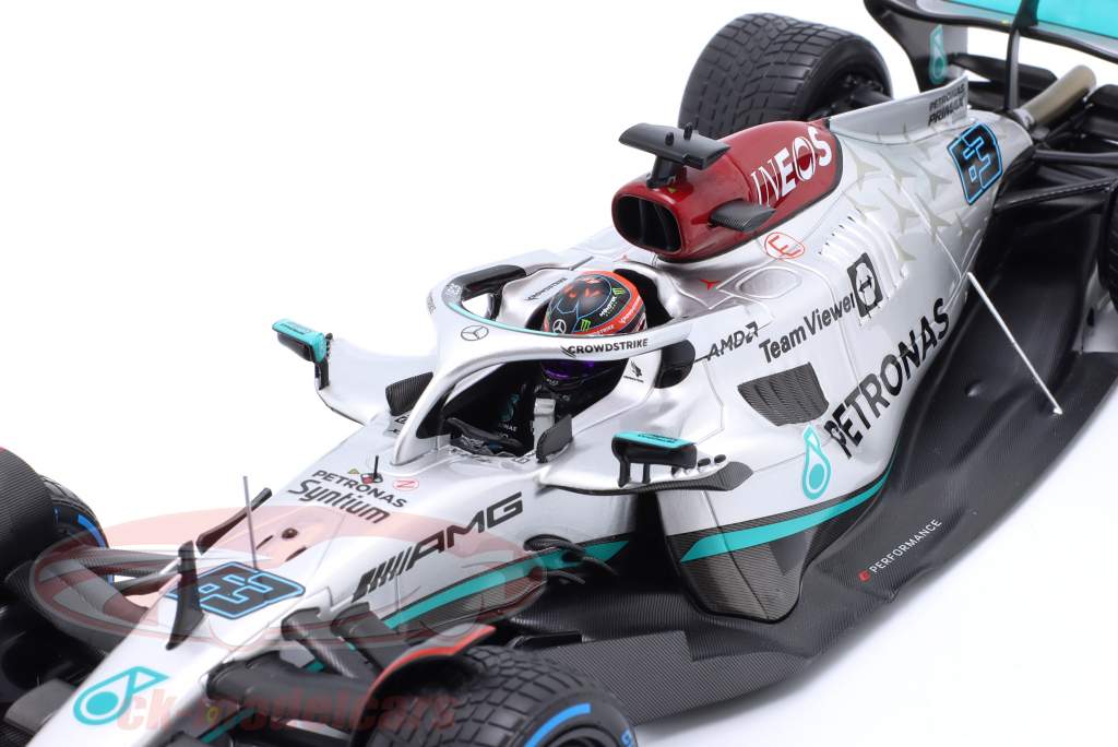 G. Russell Mercedes-AMG F1 W13 #63 5th Monaco GP Formula 1 2022 1:18 Minichamps