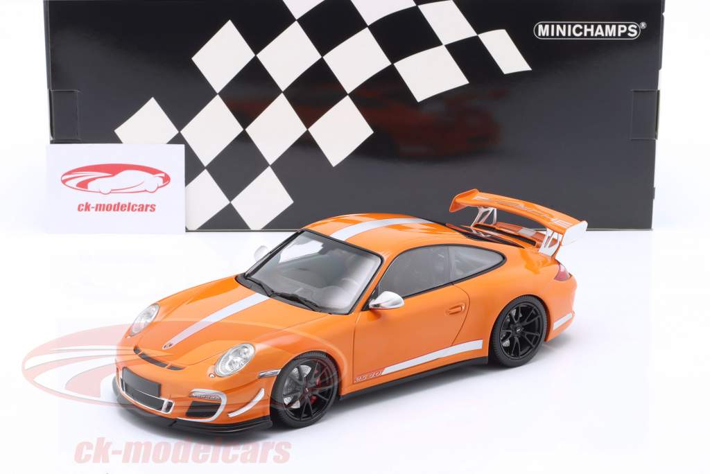 Porsche 911 (997.2) GT3 RS 4.0 Baujahr 2011 orange 1:18 Minichamps