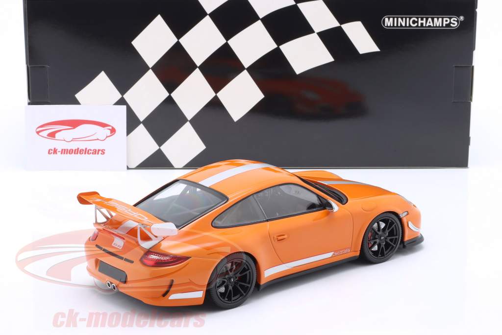Porsche 911 (997.2) GT3 RS 4.0 Année de construction 2011 orange 1:18 Minichamps