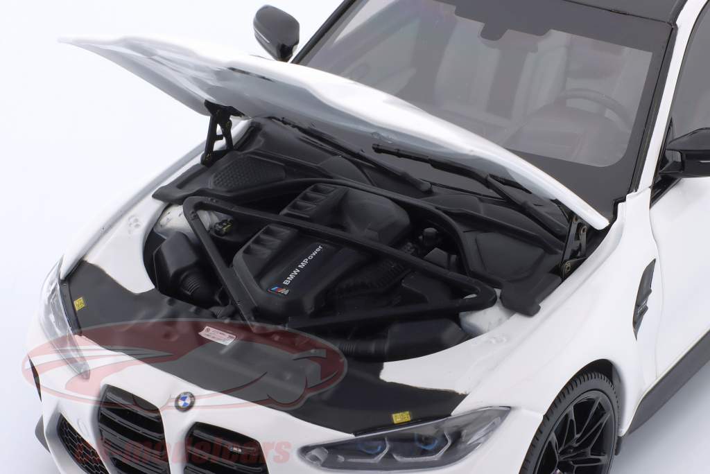 BMW M3 (G80) Byggeår 2020 hvid 1:18 Minichamps