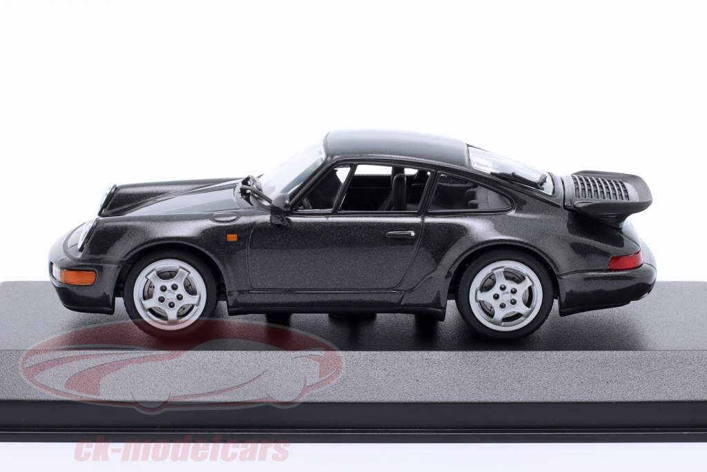 Porsche 911 (964) Turbo Año de construcción 1990 Perla Negra 1:43 Minichamps