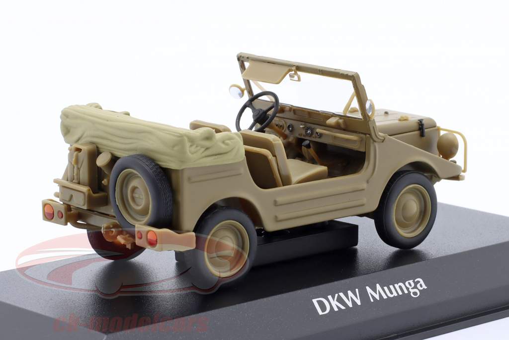 DKW Munga 建設年 1955 サテン カーキグレー 1:43 Minichamps