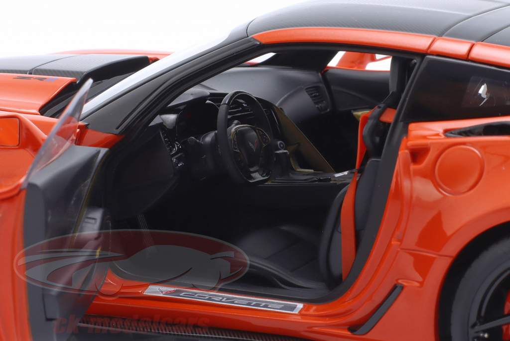 Chevrolet Corvette C7 ZR1 Année de construction 2019 sebring orange 1:18 AUTOart