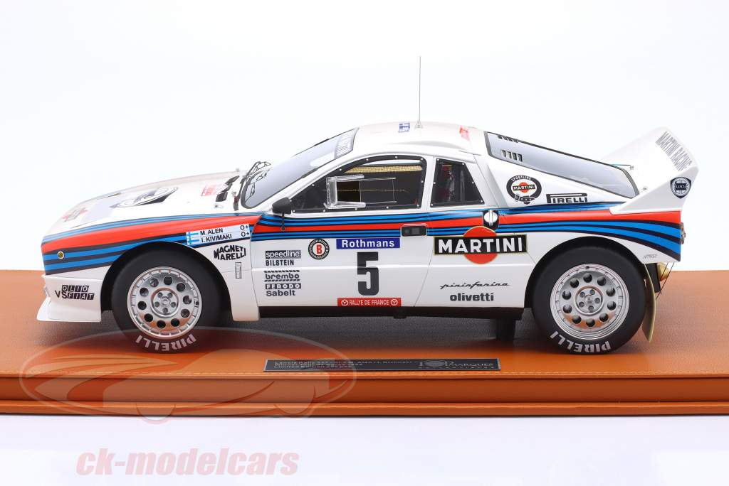 Lancia Rally 037 #5 winnaar Tour de Corse 1984 Attilio, Sergio 1:12 TopMarques