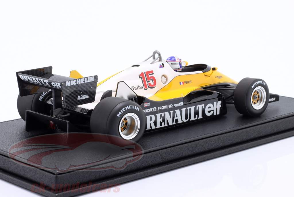 Prost Renault F1 RE40 #15 Winnaar Groot Brittanië GP formule 1 1983 1:18 GP Replicas