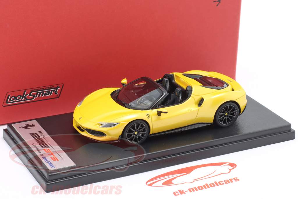 Ferrari 296 GTS Baujahr 2022 tristrato gelb 1:43 LookSmart