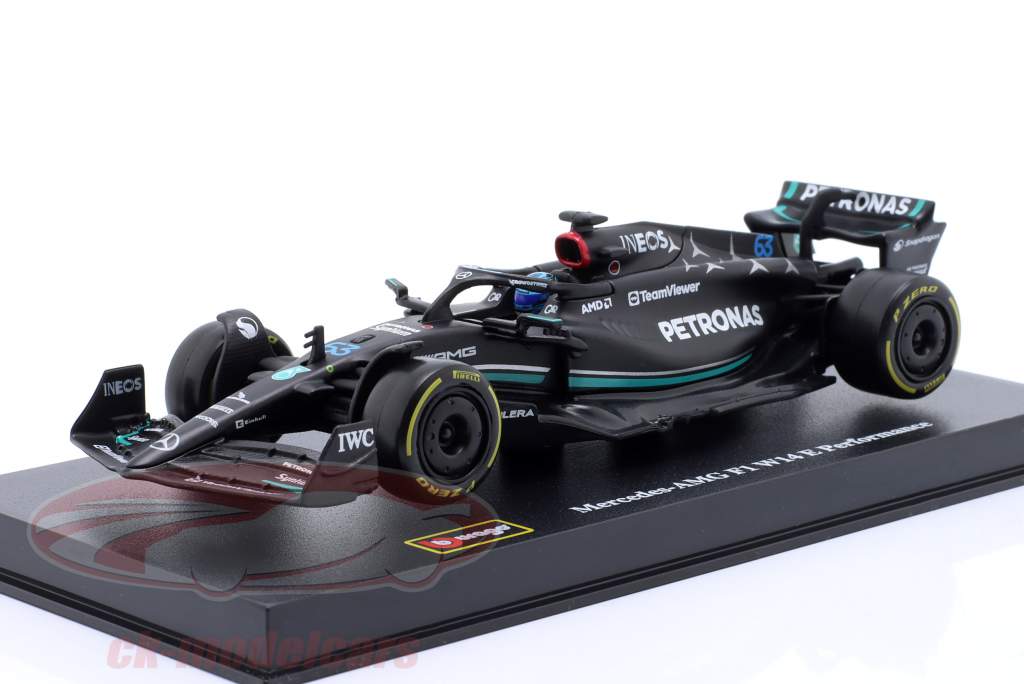 George Russell Mercedes AMG F1 W14 #63 formule 1 2023 1:43 Bburago