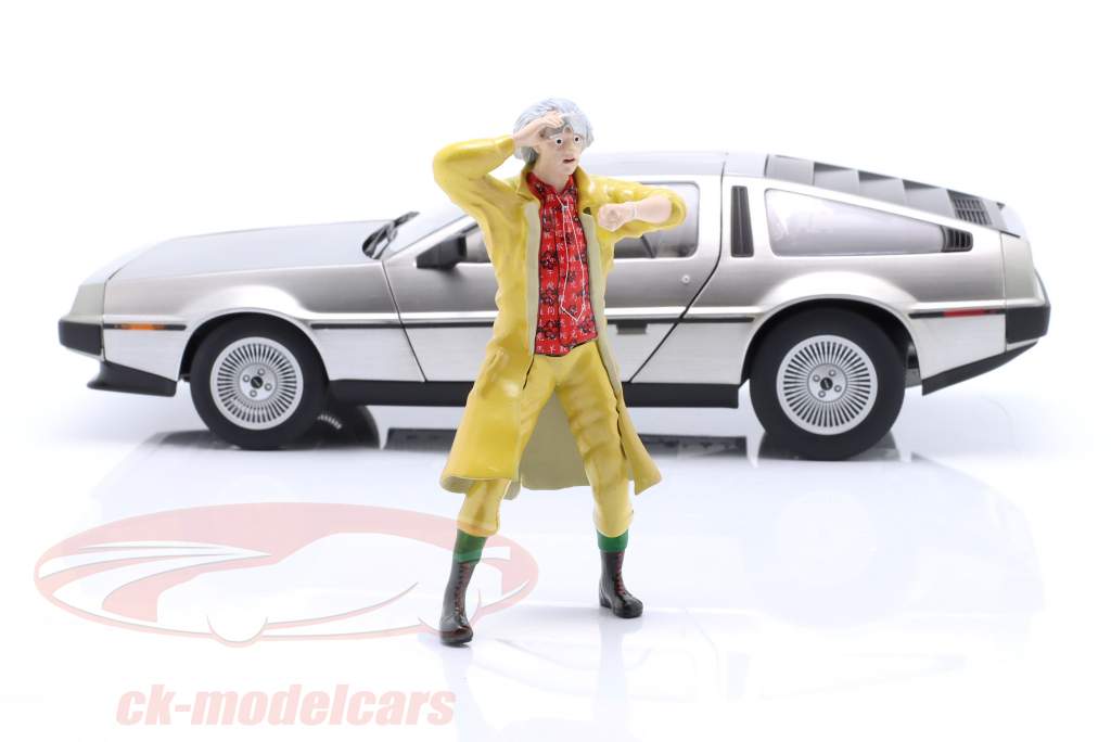 Dr. Emmett Brown Back to the Future figur 1:18 Triple9
