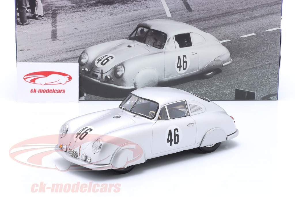 Porsche 356 SL #46 Klas Winnaar 24h LeMans 1951 Veuillet, Mouche 1:18 WERK83