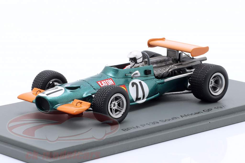 George Eaton BRM P139 #21 South Africa GP formula 1 1970 1:43 Spark