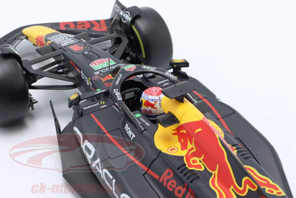 Max Verstappen Red Bull Racing RB19 #1 formel 1 Verdensmester 2023 1:18 Bburago
