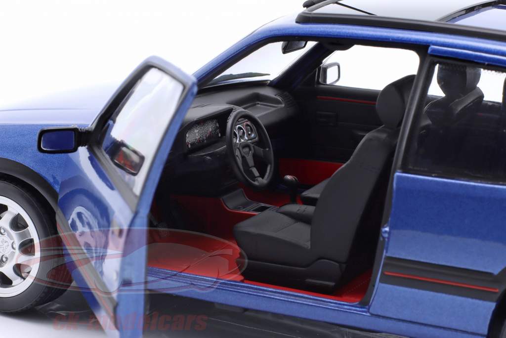 Peugeot 205 GTI 1.9 建設年 1991 マイアミ 青 1:18 Norev