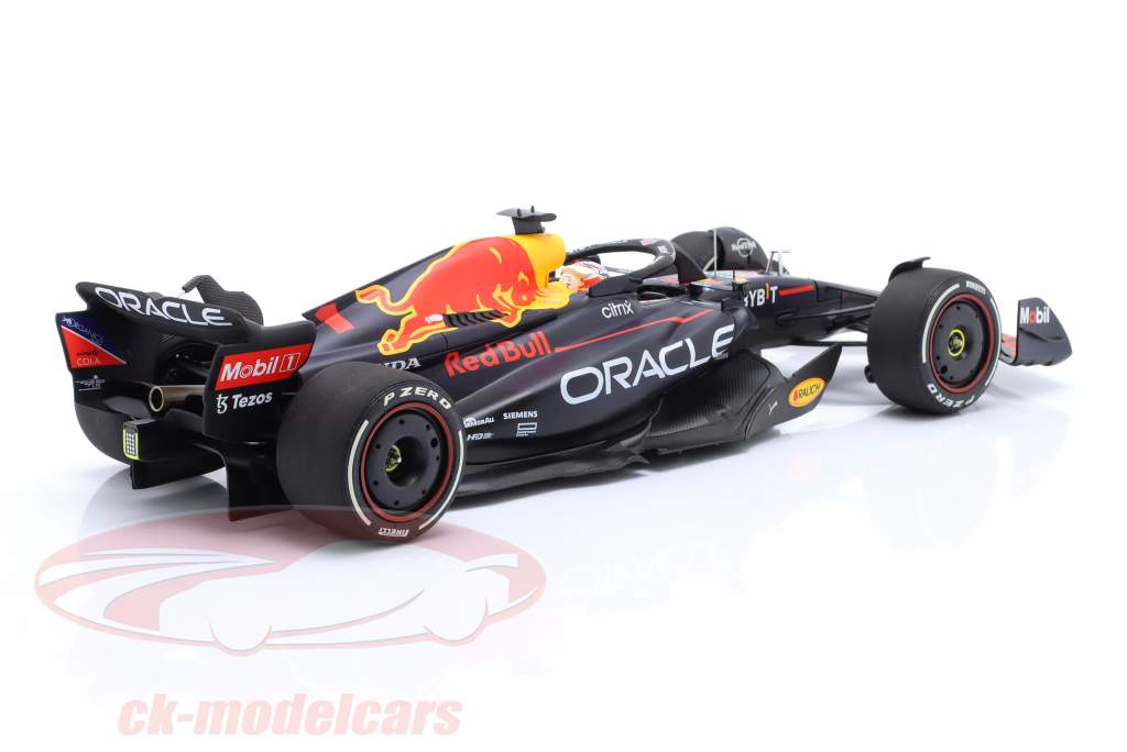 M. Verstappen Red Bull RB18 #1 ganhador EUA GP Fórmula 1 Campeão mundial 2022 1:18 Minichamps