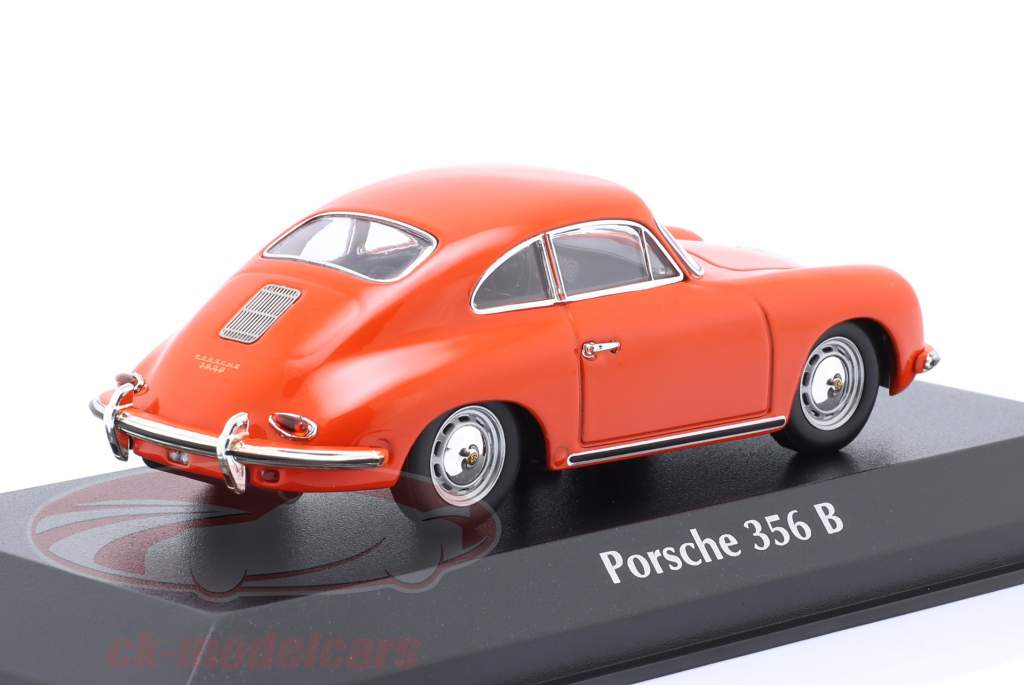 Porsche 356B Coupe Bouwjaar 1961 oranje 1:43 Minichamps