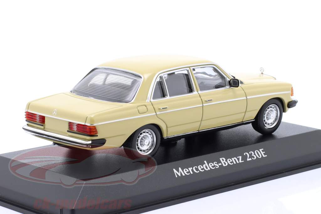 Mercedes-Benz 230E (W123) Anno di costruzione 1982 beige 1:43 Minichamps
