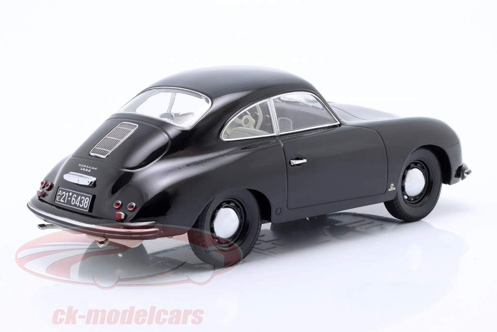 Porsche 356 Coupe Año de construcción 1954 negro 1:18 Norev