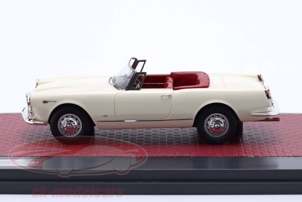 Alfa Romeo 2600 Spider Byggeår 1962-1965 hvid 1:43 Matrix