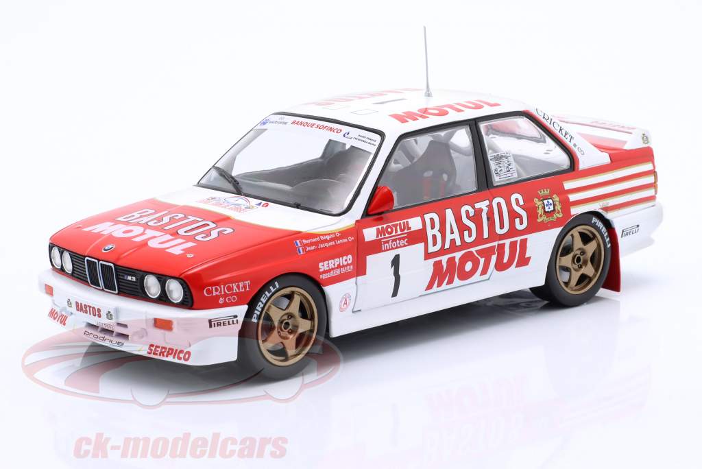 BMW M3 (E30) #1 7e verzameling Tour de Corse 1988 Beguin, Lenne 1:24 Ixo