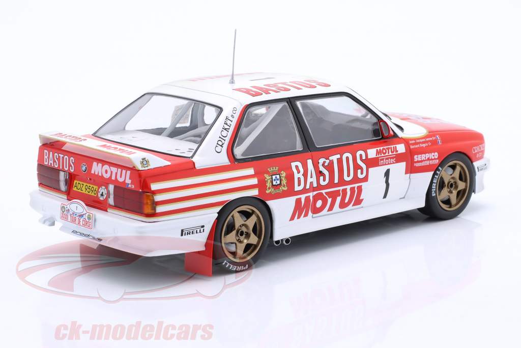 BMW M3 (E30) #1 7th rally Tour de Corse 1988 Beguin, Lenne 1:24 Ixo