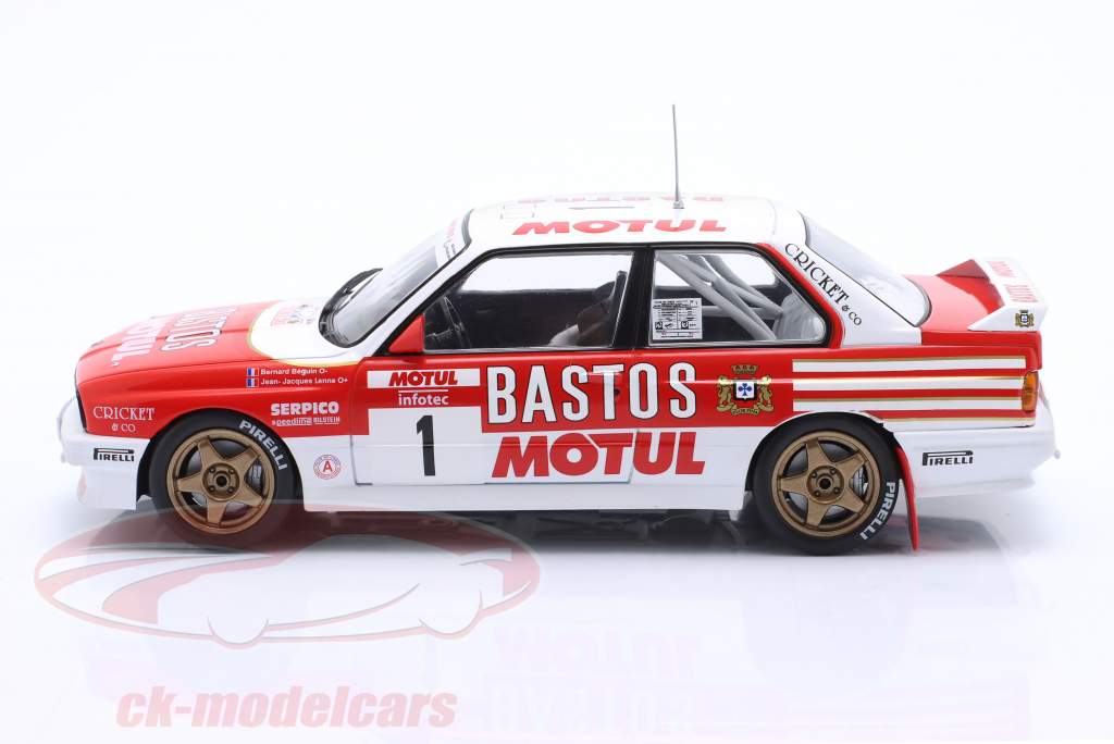 BMW M3 (E30) #1 7th Rallye Tour de Corse 1988 Beguin, Lenne 1:24 Ixo