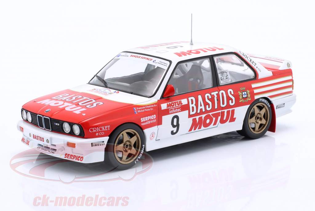 BMW M3 (E30) #9 4th rally Tour de Corse 1988 Chatriot, Perin 1:24 Ixo