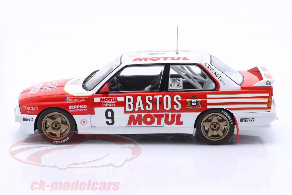 BMW M3 (E30) #9 4º corrida Tour de Corse 1988 Chatriot, Perin 1:24 Ixo