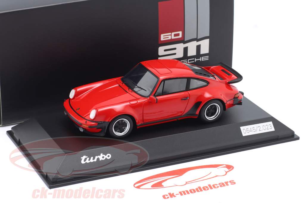 Porsche 911 (930) Turbo 3.0 vagter rød 1:43 Spark