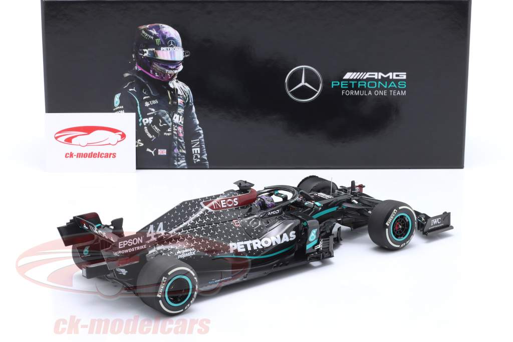 L. Hamilton Mercedes-AMG F1 W11 #44 Winner British GP Formula 1 World Champion 2020 1:18 Minichamps
