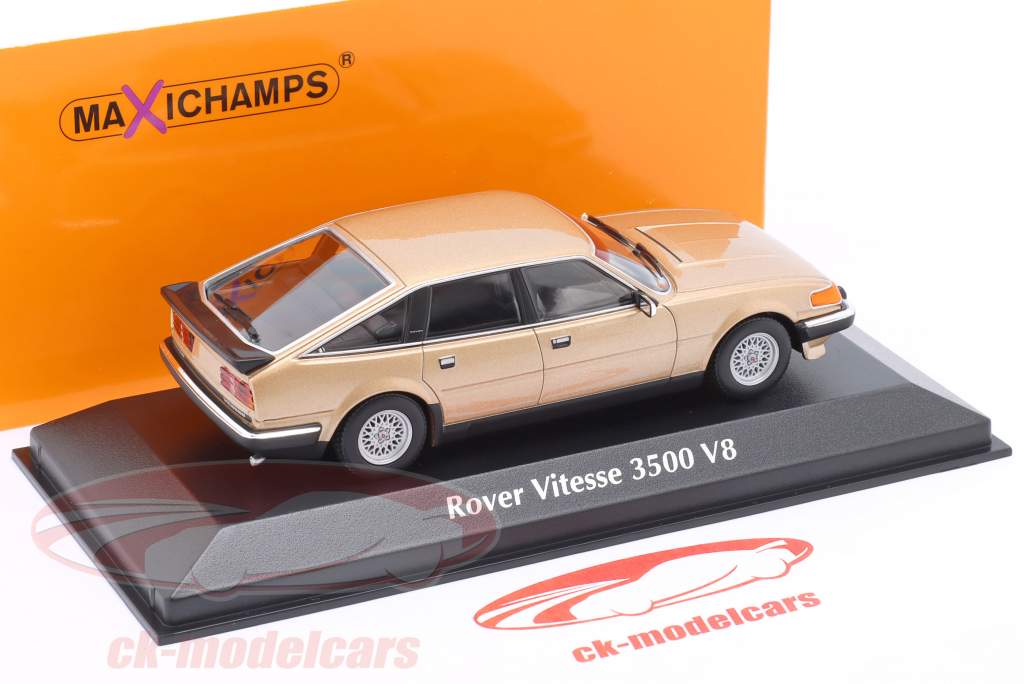 Rover Vitesse 3500 V8 Baujahr 1986 gold metallic 1:43 Minichamps
