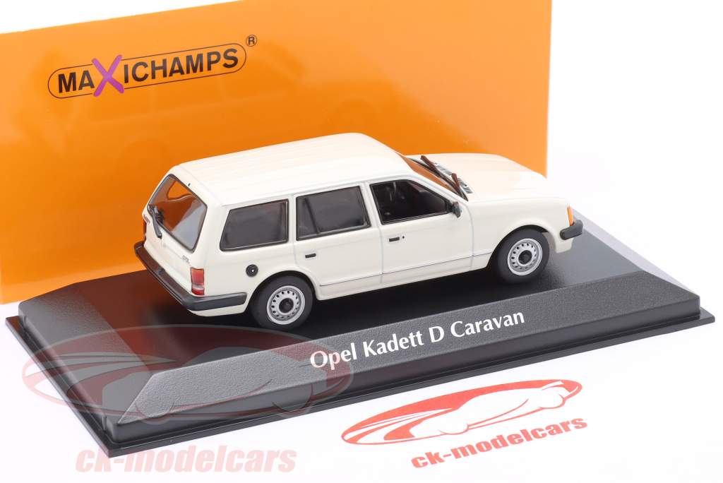 Opel Kadett D Caravan year 1979 white 1:43 Minichamps