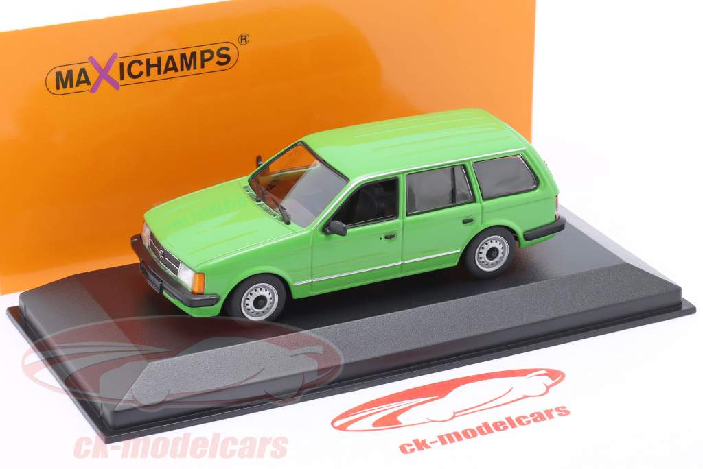 Opel Kadett D Caravan 建设年份 1979 绿色的 1:43 Minichamps
