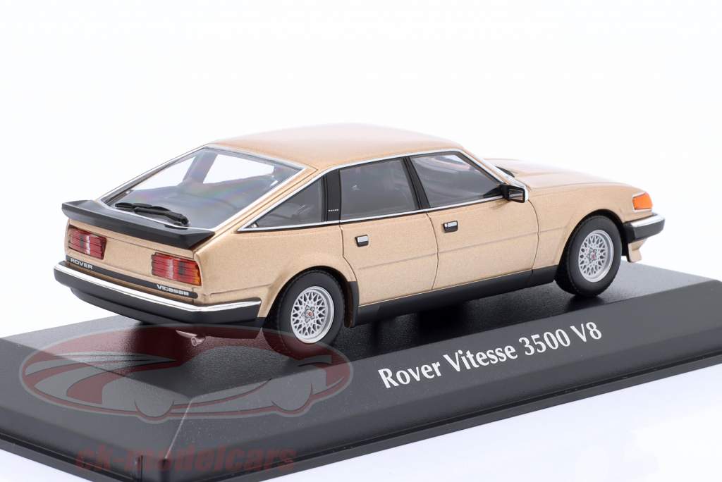 Rover Vitesse 3500 V8 year 1986 gold metallic 1:43 Minichamps