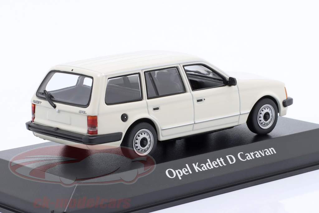 Opel Kadett D Caravan Año de construcción 1979 blanco 1:43 Minichamps