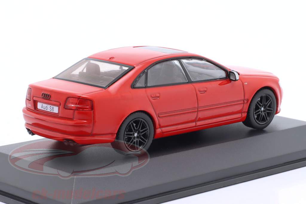Audi S8 (D3) 5.2l V10 Año de construcción 2010 rojo 1:43 Solido