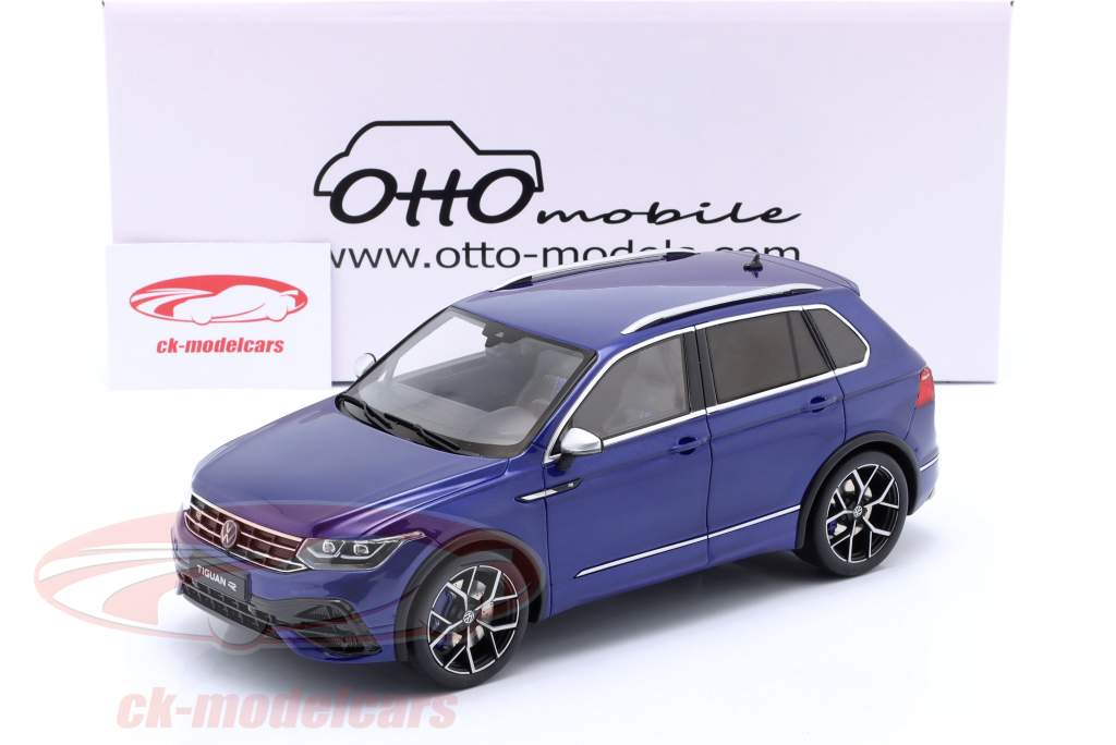 Volkswagen VW Tiguan R Bouwjaar 2021 blauw metalen 1:18 OttOmobile
