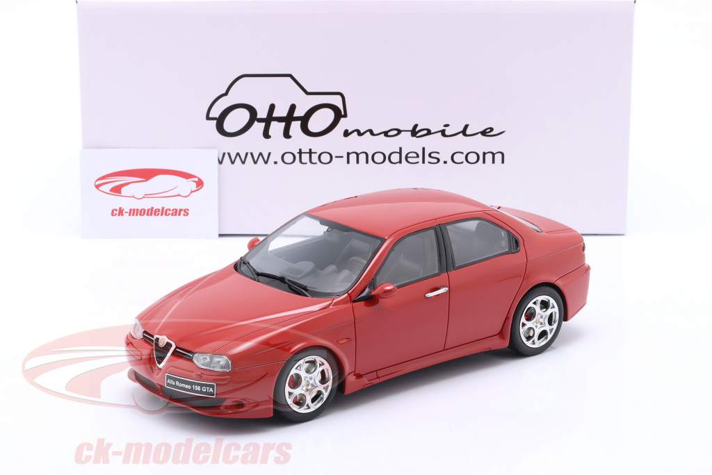 Alfa Romeo 156 GTA Sedan Ano de construção 2002 vermelho 1:18 OttOmobile