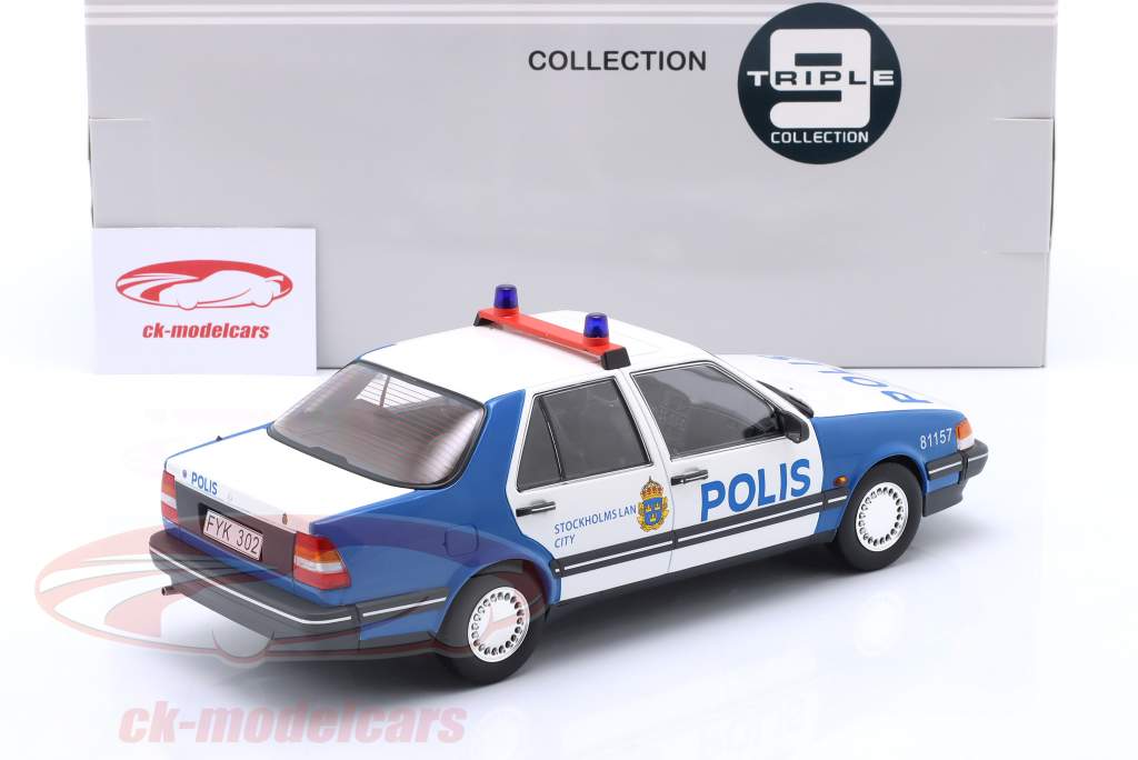 トリプル9 1/18 サーブ 9000 CD ターボ 1990 (シルバー)