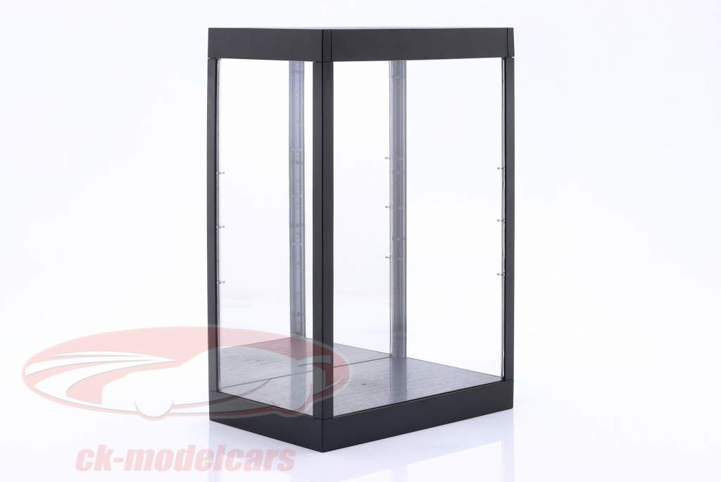 Single display case with LED lighting and Mirror for figures scale 1:6 black Triple9