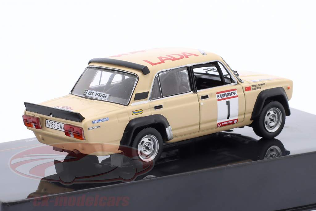 Lada 2105 VFTS #1 winner rally Baltic 1984 Soots, Putmaker 1:43 Ixo