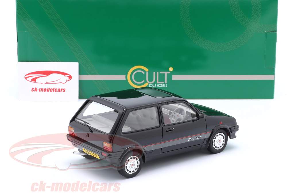 MG Metro Turbo Año de construcción 1986-1990 negro 1:18 Cult Scale