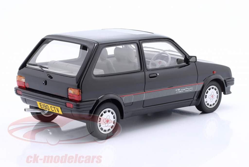 MG Metro Turbo 建設年 1986-1990 黒 1:18 Cult Scale