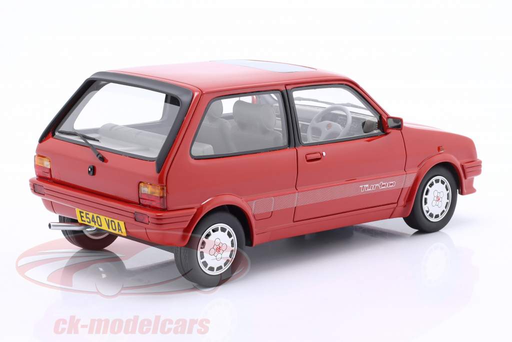 MG Metro Turbo 建设年份 1986-1990 红色的 1:18 Cult Scale