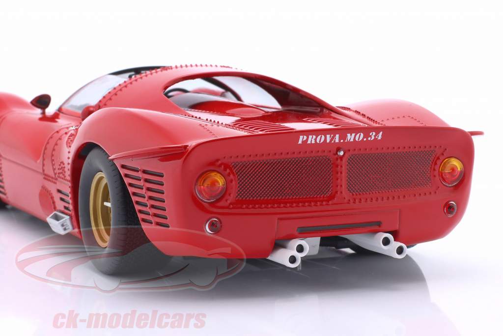 Ferrari 330 P3 Spider Plain Body versão vermelho 1966 1:18 WERK83