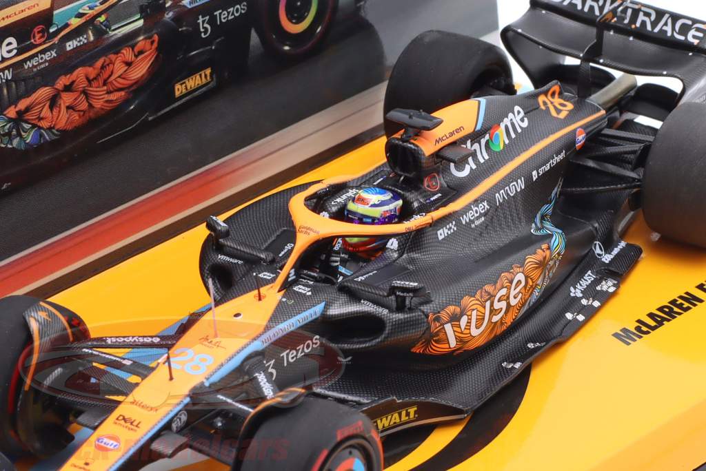 Minichamps 1:43 Oscar Piastri McLaren Monaco 2024 - 2° Posto Senna