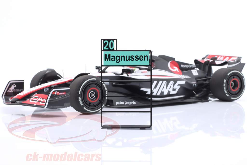 K. Magnussen Haas VF-23 #20 1st Points Saudi Arabia GP formula 1 2023 1:18 Minichamps